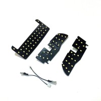 July King 3 Pcs Led Car Interior Reading Lights For Toyota Prius 30 Series,72 Leds 2835 Smd 6000K White, High Brightness