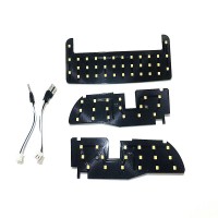 July King 3 Pcs Led Car Interior Reading Lights For Toyota Prius 30 Series,72 Leds 2835 Smd 6000K White, High Brightness