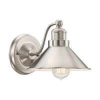 Kira Home Welton 19 Modern Industrial 2Light Wall Sconce Brushed Nickel Finish