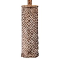 Gisele Traditional Cottage Style Table Lamps Set Of 2 Gold Wash Lattice Column Tapered Drum Shade Decor For Living Room Bedroom House Bedside Nightstand Home Office Family - 360 Lighting