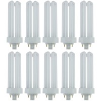 10 Pack Sunlite 32 Watt Plt 4-Pin Triple Tube, Gx24Q-3 Base, Cool White