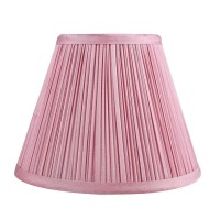 Urbanest Mushroom Pleated Softback Lamp Shade Faux Silk 5Inch By 9Inch By 7Inch Pink Spiderfitter