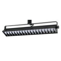 Ac 40W, 4000K, 2640 Lumen, Dimmable Integrated Led Wall Wash Track Fixture, Ht633Mbk