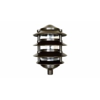 Greenfield Made In The U.S.A. Pl4Tbr 4-Tier Pathlight -Bronze Weatherproof Path Light, Four