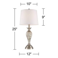 Regency Hill Arden Traditional Table Lamps 25