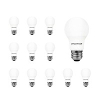 Sylvania Led A19 Light Bulb, 60W = 8.5W, Non-Dimmable, Frosted Finish, 800 Lumens, 2700K, Soft White - 12 Pack (74469)