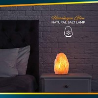 Himalayan Glow 17001 Natural Hand Crafted Naked Pink, Night Light,Crystal Salt Lamp With (Etl Certified) Dimmer Switch | 3-5 Lbs