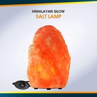 Himalayan Glow 17001 Natural Hand Crafted Naked Pink, Night Light,Crystal Salt Lamp With (Etl Certified) Dimmer Switch | 3-5 Lbs