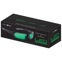 Hydrofarm Aeg1200 Active Eye Led Grow Room Glasses Color Correcting Lenses, Adult, Green/Black