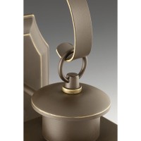 Progress Lighting P6537-20 Burlington Two-Light Hanging Lantern, Oil Rubbed Bronze