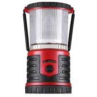 Blazin Brightest Led Rechargeable Lantern | Hurricane, Camping, Storm | Power Bank Light | 400 Hour Runtime (400 Lumen, Red)