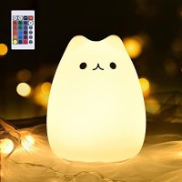 Goline Cat Lamp Gifts For 3 4 5 Year Old Girlsgraduation Gifts For Teen Girlskids Night Light For Bedroomkawaii Kitty Baby N