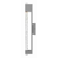 Hinkley Glacier Collection Contemporary Modern One Light 12W Integrated Led Small Outdoor Wall Mount, Bronze