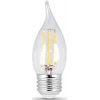 Feit Electric BPEFC25827LED2 LED Lamp 120 V 3 W Medium E26 Flame Tip Lamp Soft White Light