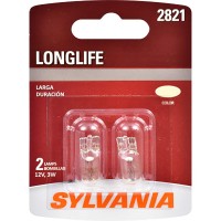 The SYLVANIA 2821 Long Life Mini Bulb makes a perfect direct replacement solution for your car or trucks interior or exterior lighting These bulbs offer increased longevity and have been engineered to withstand a sizeable amount of road shock and vibratio