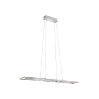 Eglo Lighting 96816A Led Pendant, Matte Nickel, 72.00X47.25X7.88