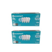 Ecosmart 60W Equivalent Daylight A19 Energy Star, Dimmable Led Light Bulb (8 Pack)