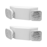 Hardware & Outdoor Etoplighting [2-Pack] Led Emergency Exit Light - Standard Square Head Ul924, El5C12X2