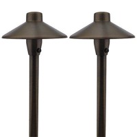 Marslg Brs1 Etl-Listed Solid Brass Low Voltage Landscape Accent Path And Area Light With 6.5