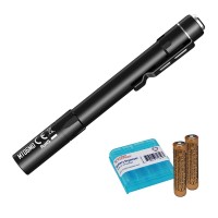 Nitecore Mt06Md Penlight Flashlight 180 Lumen For Doctors Nurses And Emts W 2X Aaa Batteries Lumen Tactical Battery Organiz