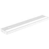 Nsl Led Under Cabinet Lighting Dimmable Hardwired Or Plugged-In Installation - 3 Color Temperature Slide Switch - Warm White (2700K), Soft White (3000K), Cool White (4000K) - 18 Inch White Finish