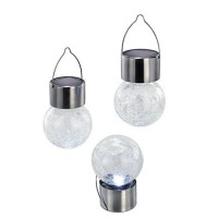 Sogrand Hanging Solar Lights Outdoor Decorations Home Decor Globe Light Ornaments Deal Of The Day Prime Today Decorative Garden Lamp Pure White Led Crackle Glass Globes For Yard Patio Tree Party