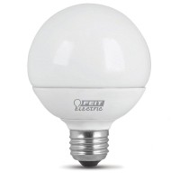 Feit Electric G2560/850/10Kled/3 G25 60W Equivalent 8.5 Watt Non Dimmable, Led Light Bulb, 5000K Daylight, 3-Piece