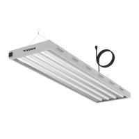 Vivosun T5 Grow Lights 5000 Lumens Per 4Ft 216W 4 X 54W 6500K Ho Fluorescent Tubes With Highoutput T5 Light Fixture Bulb