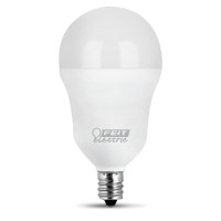 Feit Electric A1560C/850/10Kled/3 A1560C/850/10Kled Non-Dimmable Led Lamp, 60 W, 120 Vac, 300 Lumens, 5000 K, Cri >=80, 1-3/4 In Dia, 3.25