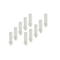 Circle (10 Pack) Plt-42W 850, 4 Pin Gx24Q-4, 42 Watt Triple Tube, Compact Fluorescent Light Bulb