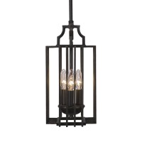 Sky Loft 3 Mini Pendant Sconce In Dark Granite Finish