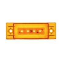 United Pacific 36976 16 Led Rectangular Clearance/Marker Light - Glo Light - Amber Led/Amber Lens, 1 Pack