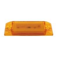 United Pacific 36976 16 Led Rectangular Clearance/Marker Light - Glo Light - Amber Led/Amber Lens, 1 Pack