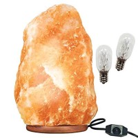 Large Himalayan Rock Salt Lamp Pink Crystal Natural Authentic Hand Carved Decor Lighting Dimmable 