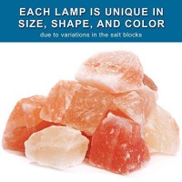 Large Himalayan Rock Salt Lamp Pink Crystal Natural Authentic Hand Carved Decor Lighting Dimmable 