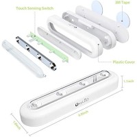 Oxyled Tap Closet Lights, One Touch Light, Stick-On Anywhere 4-Led Touch Tap Light, Cordless Touch Sensor Led Night Light, Battery Operated Stair Safe Lights, 140? Rotation