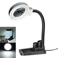 ?The Origlam Led Lighted 5X 10X Magnifier Desk Lamp, 40 Led Magnifying Lamp Magnifier Adjustable Light, Desktop Magnifier Desk Lamp For Hobby, Crafts, Inspection, Reading Books