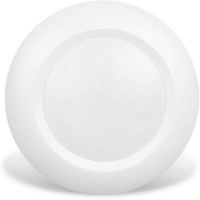 Jullison 4 Inch Led Low Profile Recessed & Surface Mount Disk Light, Round, 10W, 600 Lumens, 3000K Warm White, Cri80, Dob Design, Dimmable, Cetlus Listed, 1 Pack(White)