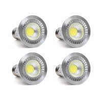 Ctkcom 5 Watt Hr16 Led Cob Spotlight Bulb4 Pack Led Spotlight Bulb Downlight Lamp Flood 60 Degree6000K Daylight White50W Ha