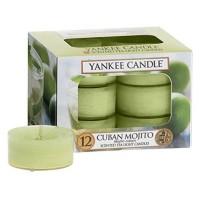 Yankee Candle Cuban Mojito Tealight Candles, Green