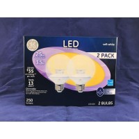 Ge 37135 Led Decorative Globe Replacement, Dimmableled, 3.5 Watt (25 Watt Replacement), Soft White Color, 250 Lumens. 2-Pack