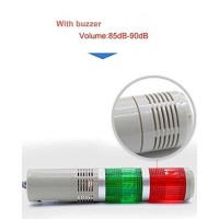 Yxq Industrial Signal Light Dc 24V Led Red Green Alarm Tower Bulb Indicator Continuous Lamp Warning Light Buzzer