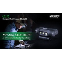 Nextorch Ul10 Aaa Compact Multi-Purpose Clip Cap Light, Angel Adjustable And Light Detachable