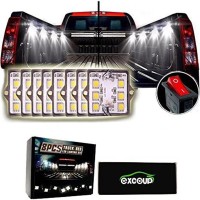 White Led Truck Pickup Bed Light Kit 8 Pcs 48 Leds Rock Lighting Kits Ip68 Waterproof Led Lighting Set With Switch For Car Sid