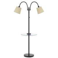 Cal Lighting BO2444GTDB Transitional Two Light Floor Lamp in Bronze Dark finish 1700 inches Two Light Floor Lamp from the Transitional Two Light Floor Lamp in Dark Bronze finish 1700 inches