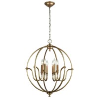 Stanton 25'' Wide 6-Light Chandelier - Matte Gold