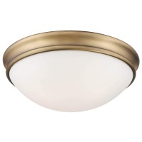 Millennium 5221-Hbz One Light Flushmount, Bronze/Dark