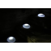 Solar Path Paver Stones - Waterproof Solar Led Light For Garden Paths And Stairs - Led Cool White Stone Markers - Set Of 3 Stone Lamps