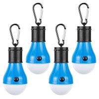 Campings Light 4 Pack Doukey Portable Camping Lantern Bulb Led Tent Lanterns Emergency Light Camping Essentials Tent Accessori