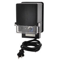 Ledwholesalers 12V Ac 150-Watt Landscape Lighting Transformer With Photo Sensor And Rotary Control Timer Switch, Ul-Listed, 3268-12V